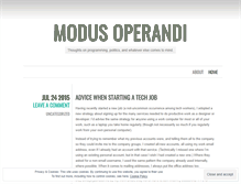 Tablet Screenshot of modopweb.wordpress.com