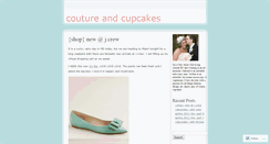 Desktop Screenshot of coutureandcupcakes.wordpress.com