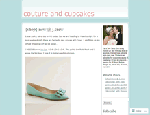 Tablet Screenshot of coutureandcupcakes.wordpress.com