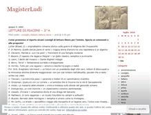 Tablet Screenshot of magisterludi.wordpress.com