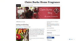 Desktop Screenshot of claireburkeonline.wordpress.com