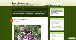 Desktop Screenshot of laurabruno.wordpress.com