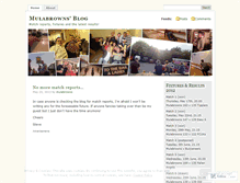 Tablet Screenshot of mulabrowns.wordpress.com