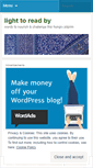 Mobile Screenshot of lighttoreadby.wordpress.com