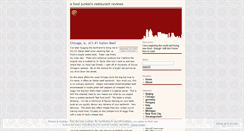 Desktop Screenshot of hellofoodjunkie.wordpress.com