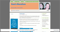 Desktop Screenshot of karathon.wordpress.com