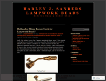 Tablet Screenshot of hjsanders.wordpress.com