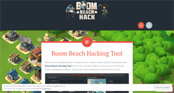 Desktop Screenshot of hacksboombeach.wordpress.com