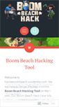 Mobile Screenshot of hacksboombeach.wordpress.com