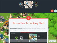 Tablet Screenshot of hacksboombeach.wordpress.com