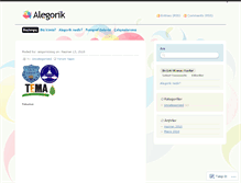 Tablet Screenshot of alegorikblog.wordpress.com