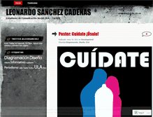 Tablet Screenshot of leonardosanchezcadenas.wordpress.com
