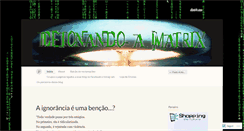 Desktop Screenshot of detonandoamatrix.wordpress.com