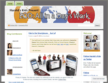 Tablet Screenshot of haroldskids.wordpress.com