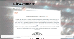 Desktop Screenshot of malvaktsinfo.wordpress.com