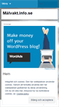 Mobile Screenshot of malvaktsinfo.wordpress.com