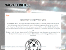 Tablet Screenshot of malvaktsinfo.wordpress.com