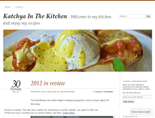 Tablet Screenshot of katchyakitchen.wordpress.com