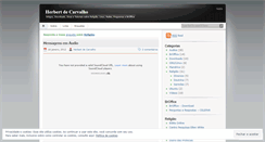 Desktop Screenshot of herbertcarvalho.wordpress.com