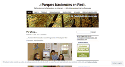 Desktop Screenshot of parquesnacionalesenred.wordpress.com