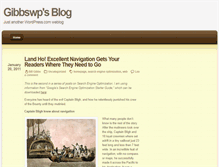 Tablet Screenshot of gibbswp.wordpress.com