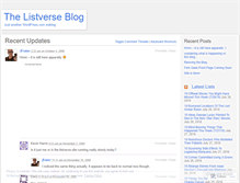 Tablet Screenshot of listverseblog.wordpress.com