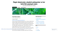 Desktop Screenshot of ozgurfikir.wordpress.com