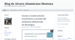 Desktop Screenshot of alvaroaltamirano.wordpress.com