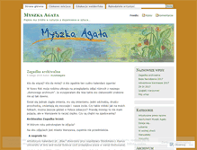 Tablet Screenshot of myszkaagata.wordpress.com