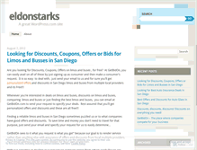 Tablet Screenshot of eldonstarks.wordpress.com