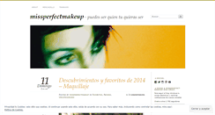 Desktop Screenshot of missperfectmakeup.wordpress.com