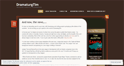 Desktop Screenshot of dramaturgtim.wordpress.com