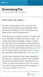 Mobile Screenshot of dramaturgtim.wordpress.com