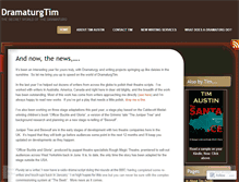 Tablet Screenshot of dramaturgtim.wordpress.com