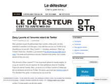 Tablet Screenshot of ledetesteur.wordpress.com