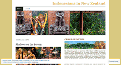 Desktop Screenshot of indonesiansinnewzealand.wordpress.com