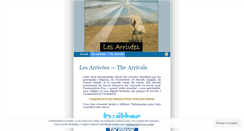 Desktop Screenshot of lesarrivees.wordpress.com