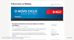 Desktop Screenshot of onovocicloribatejo.wordpress.com