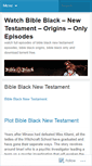 Mobile Screenshot of bibleblacknewtestament.wordpress.com