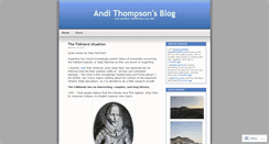 Desktop Screenshot of andithompson.wordpress.com