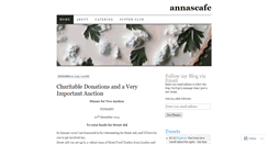 Desktop Screenshot of annascafe.wordpress.com