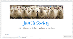 Desktop Screenshot of justussociety.wordpress.com