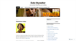 Desktop Screenshot of dukeskywalker.wordpress.com