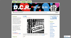 Desktop Screenshot of dcrmusicblog.wordpress.com