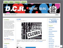 Tablet Screenshot of dcrmusicblog.wordpress.com