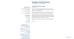 Desktop Screenshot of androidnews.wordpress.com