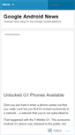 Mobile Screenshot of androidnews.wordpress.com