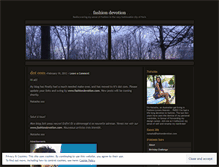 Tablet Screenshot of fashiondevotion.wordpress.com
