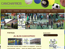 Tablet Screenshot of canchafrios.wordpress.com