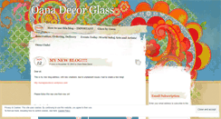 Desktop Screenshot of glassbyoana.wordpress.com